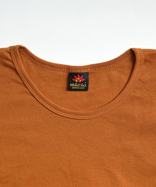 MARAI（マーライ）の「タイダイコクーンシルエットチュニック（Tシャツ/カットソー・レディース・ブラウン/グリーン/ベージュ/ブラック・FREE）」の15枚目の写真