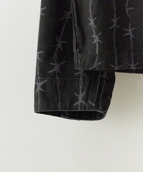 PENNEYS（ぺニーズ）の「PENNEYS/ペニーズ  PRINTED ENGINEER  JACKET ジャケット メンズ 秋物 秋服 2026年秋冬 冬服（ミリタリージャケット・メンズ・カーキ/ブラック・L/M）」の4枚目の写真