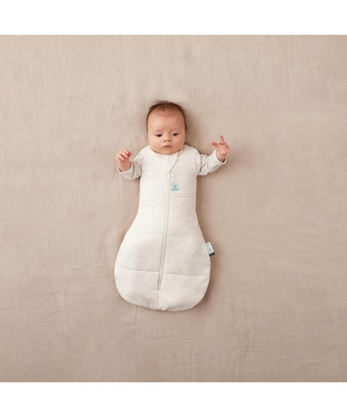 ergoPouch（エルゴポーチ）の「ergoPouch/コクーンスワドルバッグ 2.5TOG 新生児から寝返りが始まった赤ちゃん用 夜泣き対策（おくるみ・キッズ・ホワイト系その他/オートミール/ベビーピンク/ライトブルー・6MONTH/12MONTH/NewBorn/3MONTH）」の7枚目の写真