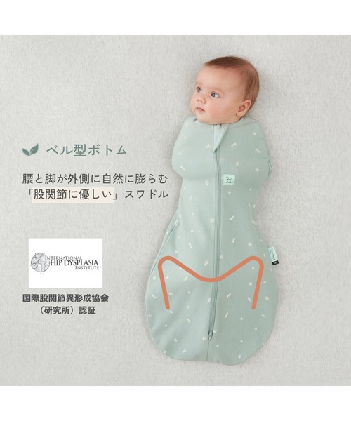 ergoPouch（エルゴポーチ）の「ergoPouch/コクーンスワドルバッグ 2.5TOG 新生児から寝返りが始まった赤ちゃん用 夜泣き対策（おくるみ・キッズ・ホワイト系その他/オートミール/ベビーピンク/ライトブルー・6MONTH/12MONTH/NewBorn/3MONTH）」の14枚目の写真