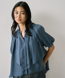 UNITED TOKYO ネイビー　ブラウス UNITED TOKYO｜ユナイテッド トウキョウ（レディース）のシャツ
