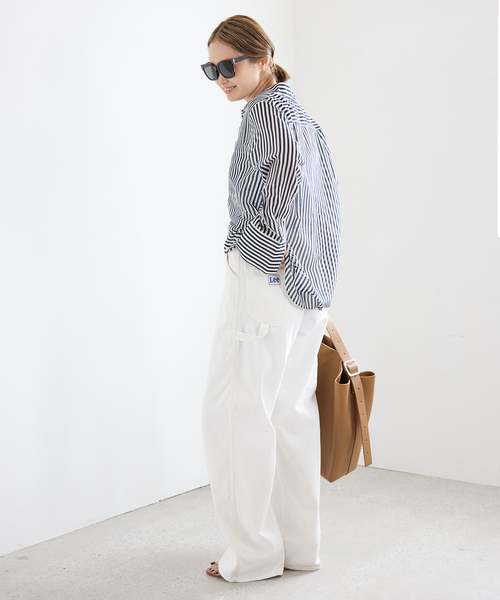 ブラウス シャツ 「FRAME/フレーム」THE OVERSIZED POCKET SHIRT レディース FRAME The Oversized Pocket Shirt | Neiman Marcus