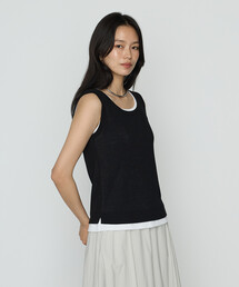 K.T KIYOKO TAKASE | 強撚ガステレコ/オーガニック レイヤードタンクトップ(タンクトップ)