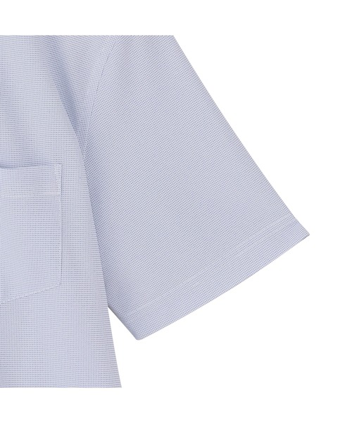 TOKYO SHIRTS（トウキョウシャツ）の「ビズポロ コンフォートドライ 半袖ポロシャツ（ポロシャツ・メンズ・ブルー・S/M/L/LL/XL）」の4枚目の写真