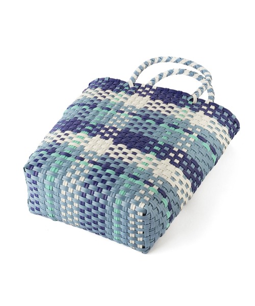 ANEMONE（アネモネ）の「プラかごバッグ（かごバッグ・レディース・ブルー/グリーン/ピンク・FREE）」の8枚目の写真