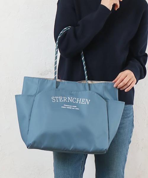Per sist ence(パーシエンス)の「コードタックトート(トートバッグ・レディース・ベージュ/ブラック/ブルーグリーン・ONE SIZE)」の5枚目の写真