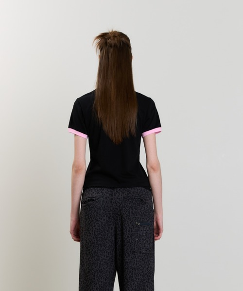 LUVISTRUE（ラヴイズトゥルー）の「SM HOW DEEP HEART TANG TEE（Tシャツ/カットソー・レディース・ホワイト/ブラック/ブルー・FREE）」の15枚目の写真