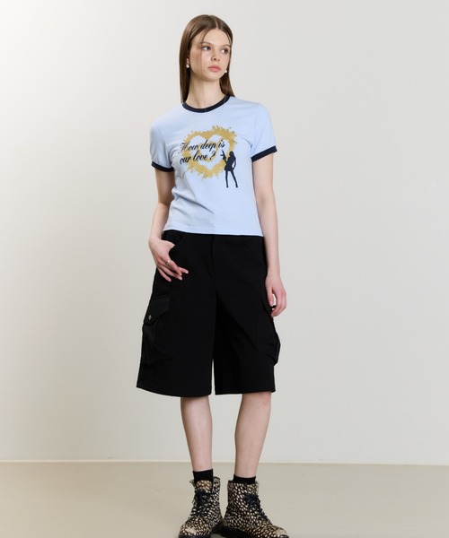 セール】SM HOW DEEP HEART TANG TEE（Tシャツ/カットソー