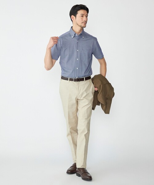 SHIPS for women - シップス ビッグシャツショートスリーブ  ギンガムチェック 新品未使用 SHIPS - SHIPS ギンガムスキッパー ショートスリーブシャツ