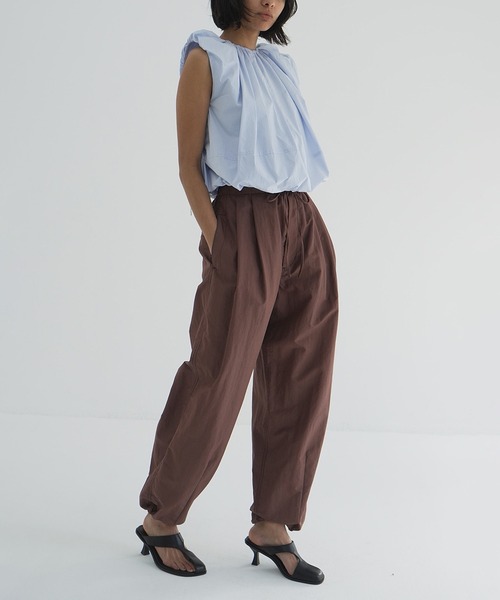 パンツ CLANE COTTON PARACHUTE PANTS セール】COTTON PARACHUTE PANTS（その他パンツ）｜CLANE（クラネ）の