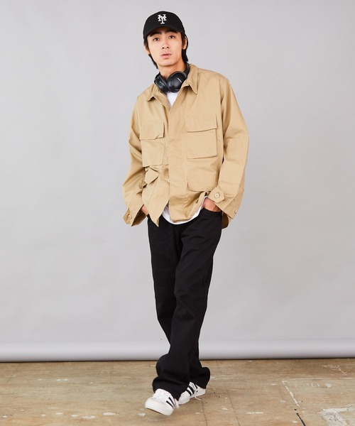 ROOPTOKYO（ループトウキョウ）の「BDU SHIRT US MADE ミリタリーシャツジャケット　BDUシャツ（シャツ/ブラウス・メンズ・カモフラージュ/ブラック/カーキ・M/L/XL）」の11枚目の写真