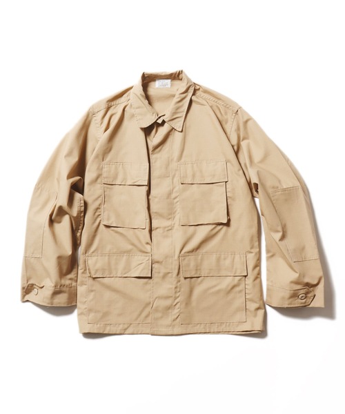 ROOPTOKYO（ループトウキョウ）の「BDU SHIRT US MADE ミリタリーシャツジャケット　BDUシャツ（シャツ/ブラウス・メンズ・カモフラージュ/ブラック/カーキ・M/L/XL）」の7枚目の写真