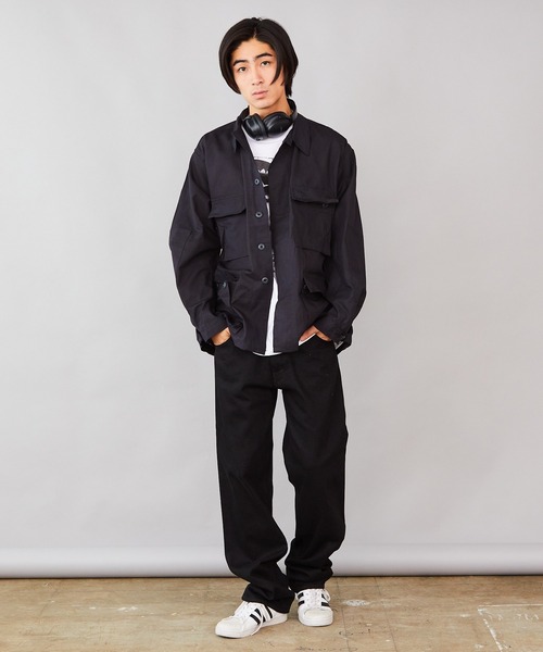 ROOPTOKYO（ループトウキョウ）の「BDU SHIRT US MADE ミリタリーシャツジャケット　BDUシャツ（シャツ/ブラウス・メンズ・カモフラージュ/ブラック/カーキ・M/L/XL）」の15枚目の写真