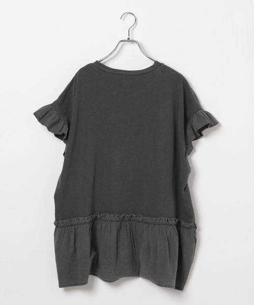 GEORGE'S（ジョージズ）の「ドッキングフリルTシャツ（その他トップス・レディース・スカイブルー/グレー系その他/ホワイト/イエロー・MEDIUM/SMALL）」の21枚目の写真