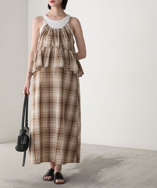 GUCCI チェック柄 ペプラムワンピース 美品 GUCCI 【美品】グッチ アジサイ 花 柄 シルク ワンピース ミニ