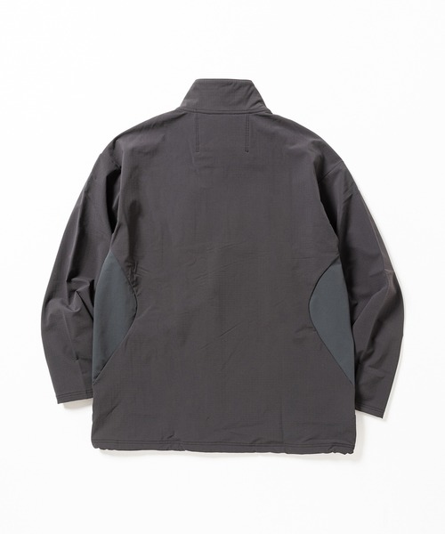 meanswhile(ミーンズワイル)の「Fleece Half Zip L/S Tee(Tシャツ/カットソー・メンズ・ブラック/チャコール・1(S)/2(M)/3(L))」の10枚目の写真