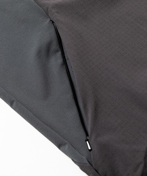 meanswhile(ミーンズワイル)の「Fleece Half Zip L/S Tee(Tシャツ/カットソー・メンズ・ブラック/チャコール・1(S)/2(M)/3(L))」の13枚目の写真