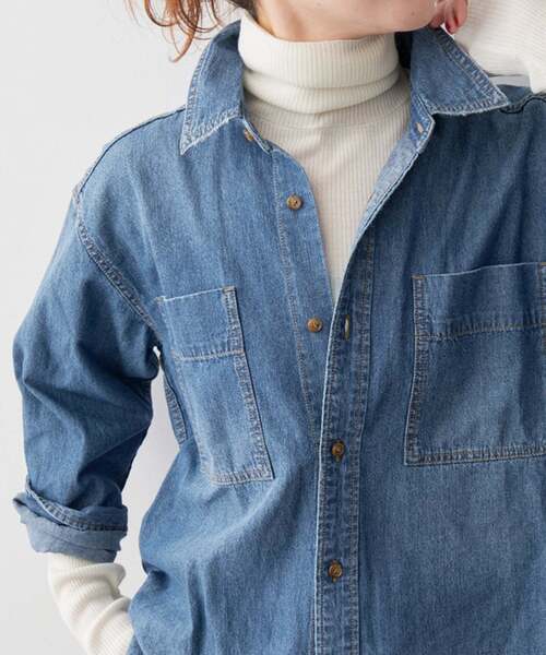 追加》ライトオンスデニムシャツ（シャツ/ブラウス）｜Spick