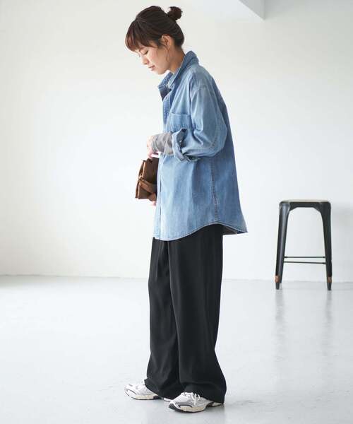 Spick&Span ライトオンスデニムシャツ 追加》ライトオンスデニムシャツ（シャツ/ブラウス）｜Spick