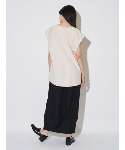 ELENDEEK（エレンディーク）の「アシメドレープスカート（スカート・レディース・イエロー/カーキ/ブラック・FREE）」の8枚目の写真