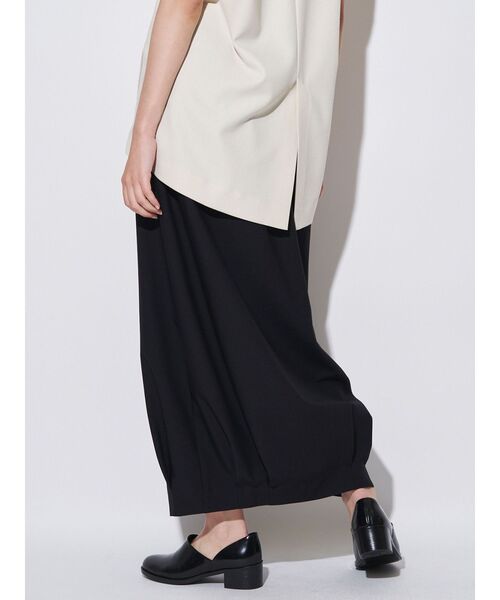 ELENDEEK（エレンディーク）の「アシメドレープスカート（スカート・レディース・イエロー/カーキ/ブラック・FREE）」の9枚目の写真