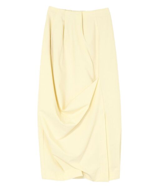 ELENDEEK（エレンディーク）の「アシメドレープスカート（スカート・レディース・イエロー/カーキ/ブラック・FREE）」の22枚目の写真