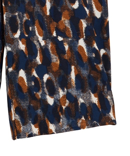 Green　Parks（グリーンパークス）の「柄イージーパンツⅣ(ワイド)（その他パンツ・レディース・カーキ/グレイッシュブルー/ブラウン/グリーン・FREE）」の11枚目の写真