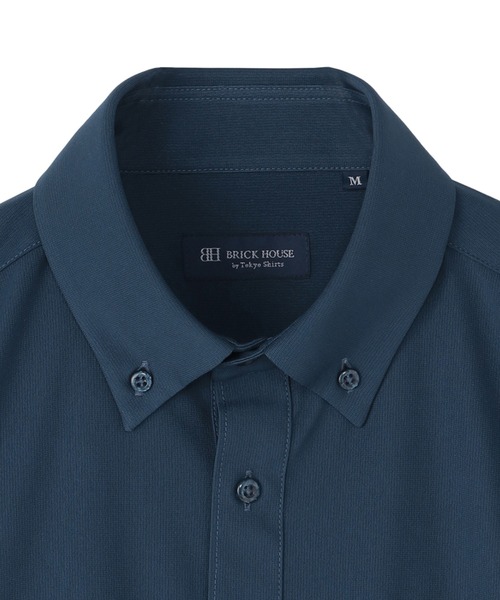 TOKYO SHIRTS(トウキョウシャツ)の「ビズポロ コンフォートドライ 半袖ポロシャツ(ポロシャツ・メンズ・ネイビー・S/M/L/LL/XL)」の5枚目の写真