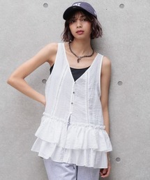 PAGEBOY | ﾌﾘﾙﾍﾟﾌﾟﾗﾑﾍﾞｽﾄ(Tシャツ/カットソー)