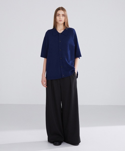 LUENNA】One-Tuck Baggy Wide Slacks / ワンタックバギーワイド