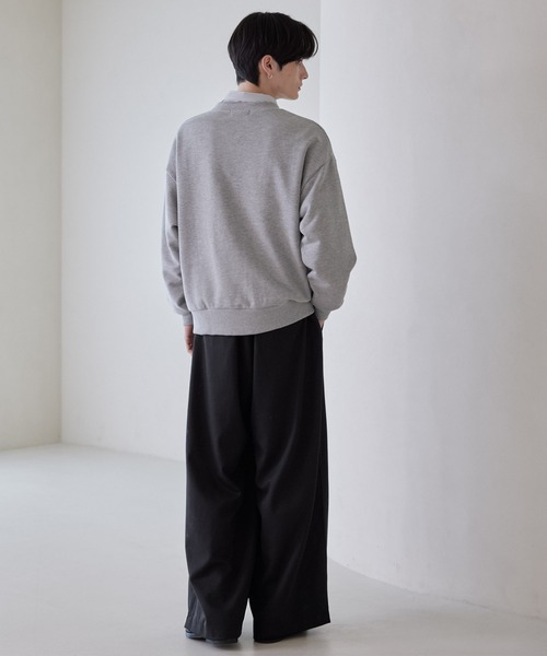 LUENNA（ルエナ）の「【LUENNA】One-Tuck Baggy Wide Slacks / ワンタックバギーワイドスラックス（スラックス・メンズ・ブラウン/ブラック・S/L/M）」の7枚目の写真