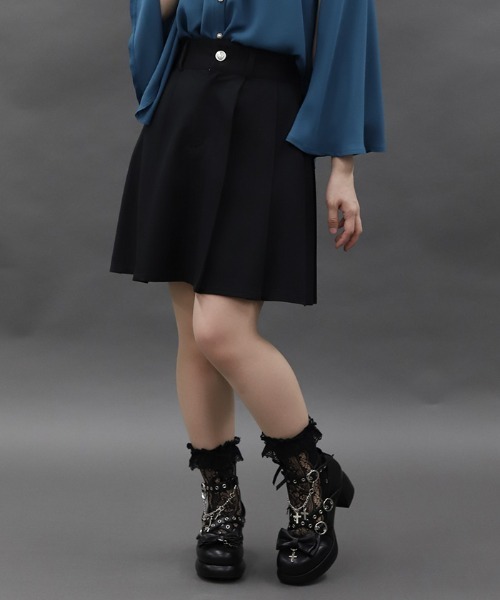 オーバースカート付ミニスカート（スカート）｜axes femme