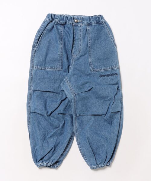 GROOVY COLORS（グルービーカラーズ）の「8oz Denim APPLE GRVY Pants（デニムパンツ・キッズ・ブルー・115/125）」の3枚目の写真