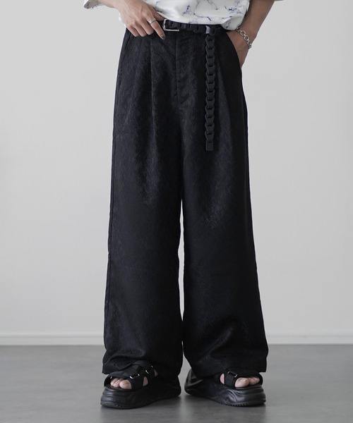 ビアズリー 裾ジャガードサルエルバギーパンツ BEARDSLEY（ビアズリー）の「《ビアズリー》カットジャガード