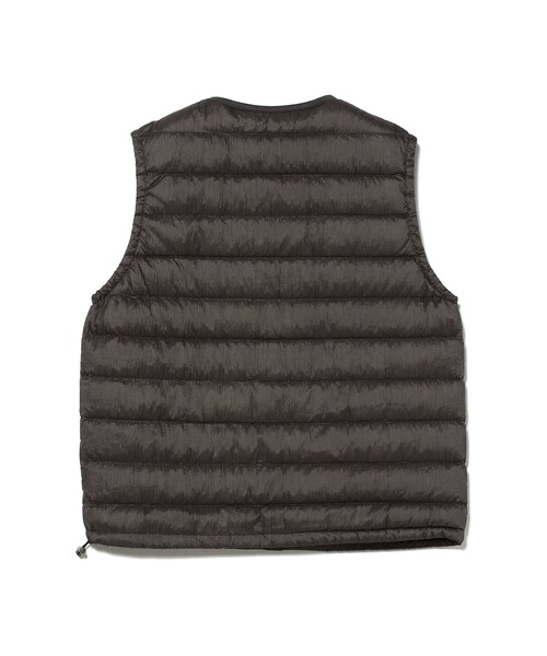 DANTON（ダントン）の「DANTON / INNER DOWN CREWNECK VEST（ダウンベスト・レディース・チャコールグレー/ブラック/ワイン・MEDIUM）」の6枚目の写真
