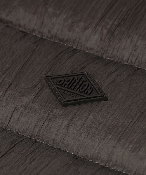 DANTON（ダントン）の「DANTON / INNER DOWN CREWNECK VEST（ダウンベスト・レディース・チャコールグレー/ブラック/ワイン・MEDIUM）」の7枚目の写真