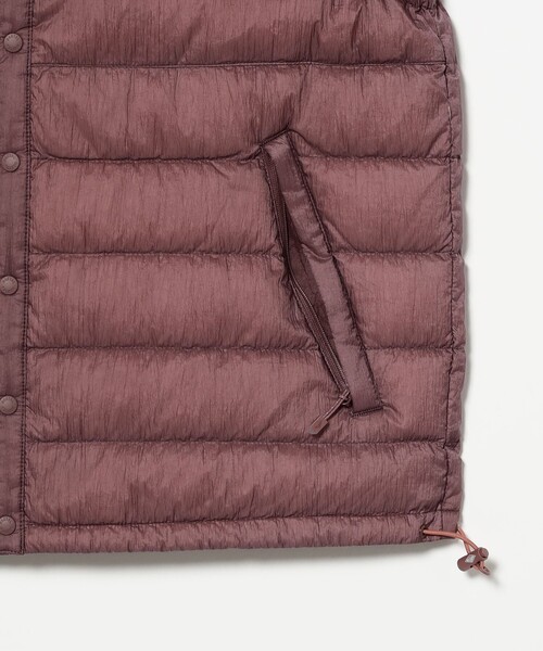 DANTON（ダントン）の「DANTON / INNER DOWN CREWNECK VEST（ダウンベスト・レディース・チャコールグレー/ブラック/ワイン・MEDIUM）」の14枚目の写真