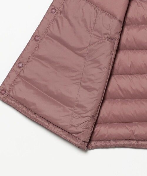 DANTON（ダントン）の「DANTON / INNER DOWN CREWNECK VEST（ダウンベスト・レディース・チャコールグレー/ブラック/ワイン・MEDIUM）」の15枚目の写真