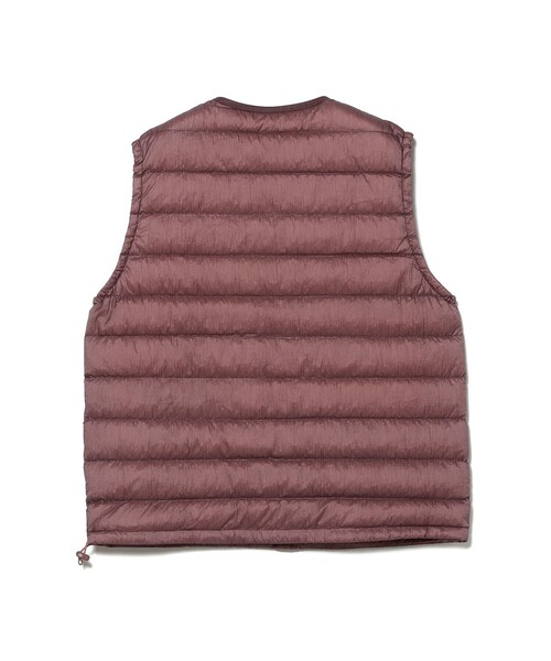 DANTON（ダントン）の「DANTON / INNER DOWN CREWNECK VEST（ダウンベスト・レディース・チャコールグレー/ブラック/ワイン・MEDIUM）」の16枚目の写真
