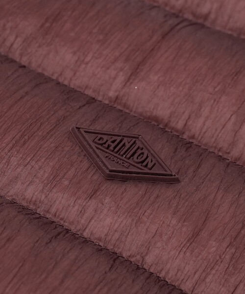 DANTON（ダントン）の「DANTON / INNER DOWN CREWNECK VEST（ダウンベスト・レディース・チャコールグレー/ブラック/ワイン・MEDIUM）」の17枚目の写真