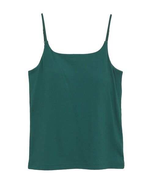 AMERICAN HOLIC（アメリカンホリック）の「【カップ付き】細リブキャミソール（キャミソール・レディース・ブラウン/グリーン/オレンジ/チャコールグレー/ブラック/アイボリー・M/L）」の15枚目の写真