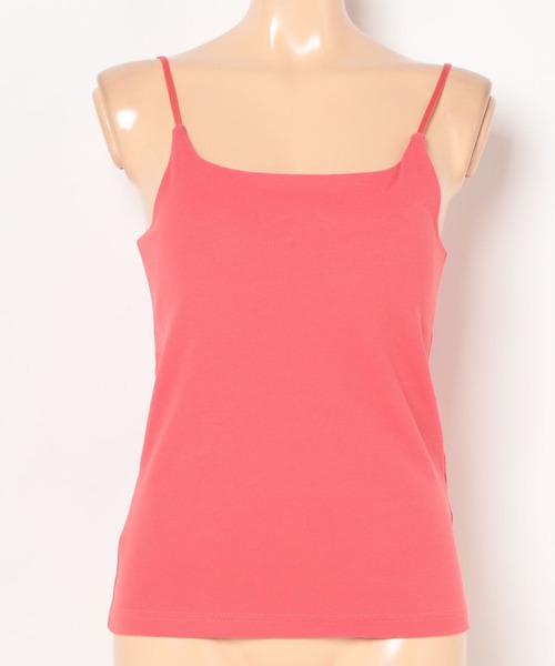 AMERICAN HOLIC（アメリカンホリック）の「【カップ付き】細リブキャミソール（キャミソール・レディース・ブラウン/グリーン/オレンジ/チャコールグレー/ブラック/アイボリー・M/L）」の7枚目の写真