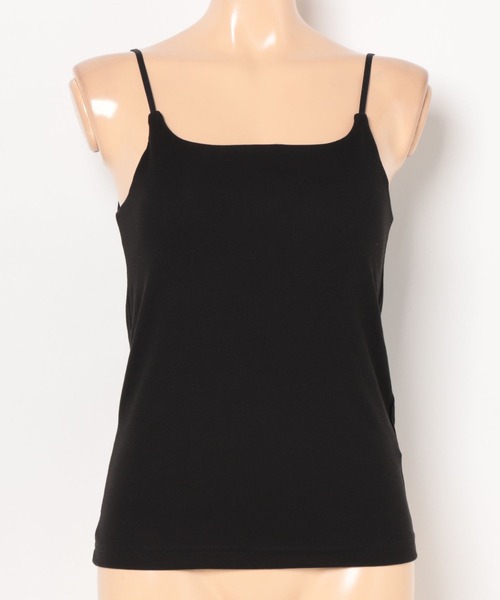 AMERICAN HOLIC（アメリカンホリック）の「【カップ付き】細リブキャミソール（キャミソール・レディース・ブラウン/グリーン/オレンジ/チャコールグレー/ブラック/アイボリー・M/L）」の11枚目の写真