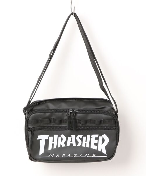 THRASHER(スラッシャー)の「THRASHER ヨコショルダー 3L(ST)(ショルダーバッグ・メンズ・White/Black・FREE)」の1枚目の写真