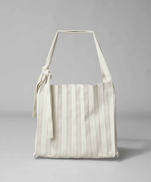 【美品】PLEATS PLEASE プリーツトートバック ショルダー UNISEX》【EX】Pleats Knit Shoulder Tote Bag/プリーツニット