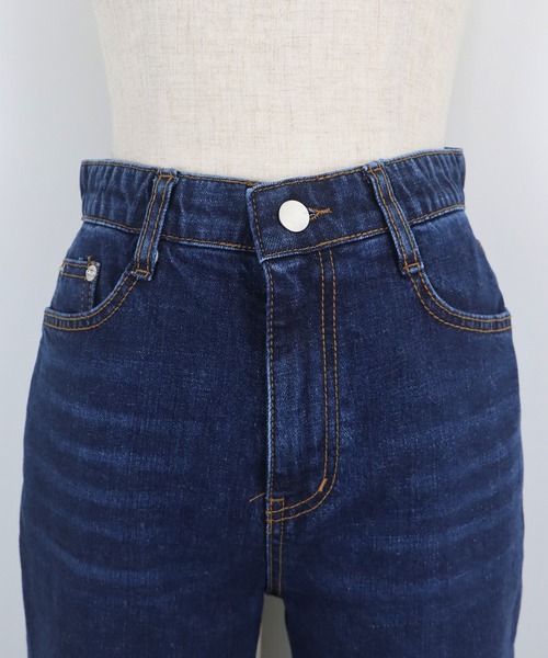 BLUEEAST(ブルーイースト)の「ハートポケットフレアデニムパンツ(デニムパンツ・レディース・ネイビー・MEDIUM/LARGE)」の21枚目の写真