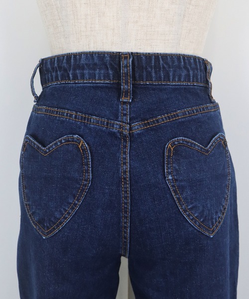 BLUEEAST(ブルーイースト)の「ハートポケットフレアデニムパンツ(デニムパンツ・レディース・ネイビー・MEDIUM/LARGE)」の22枚目の写真
