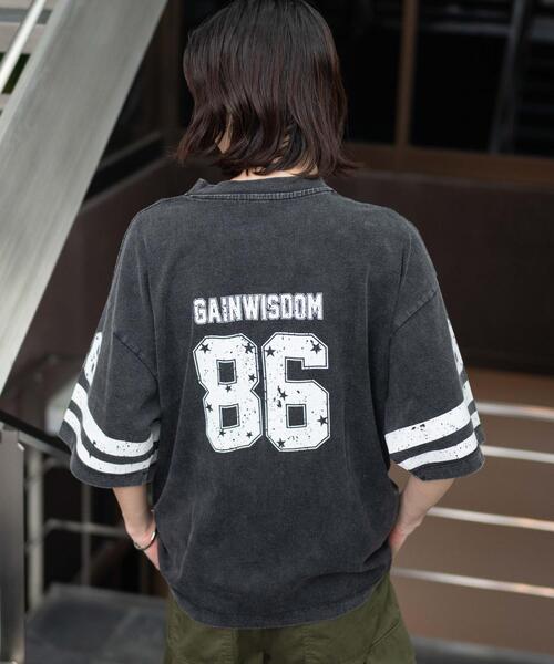 WEGO(ウィゴー)の「WEGO/パウダーブリーチホッケーT(Tシャツ/カットソー・メンズ・レッド/ブラック・MEDIUM/LARGE)」の10枚目の写真