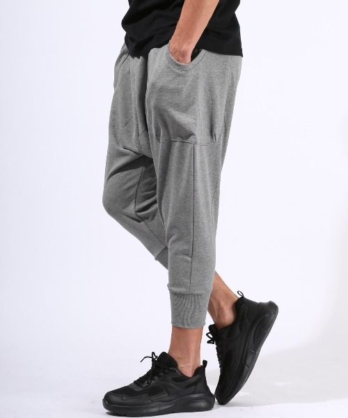 LUXSTYLE(ラグスタイル)の「TCポンチバルーンパンツ(スウェットパンツ・メンズ・グレー/ブラック×グレー/ネイビー/ブラック・L/XL/M)」の1枚目の写真