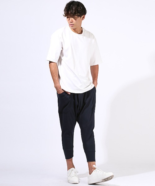 LUXSTYLE(ラグスタイル)の「TCポンチバルーンパンツ(スウェットパンツ・メンズ・グレー/ブラック×グレー/ネイビー/ブラック・L/XL/M)」の5枚目の写真